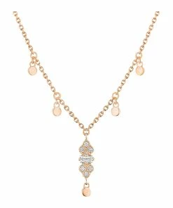 STONE PARIS Collier Plein Soleil Or Rose Diamants
