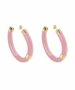 Aurélie Bidermann Créoles Katt, Capsule Octobre Rose