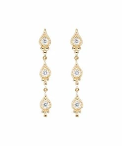 STONE PARIS Boucles D'oreilles Cry Me A River 11 STONE PARIS Boucles D'oreilles Cry Me A River -Boutique Gigi Clozeau cry me a river or jaune