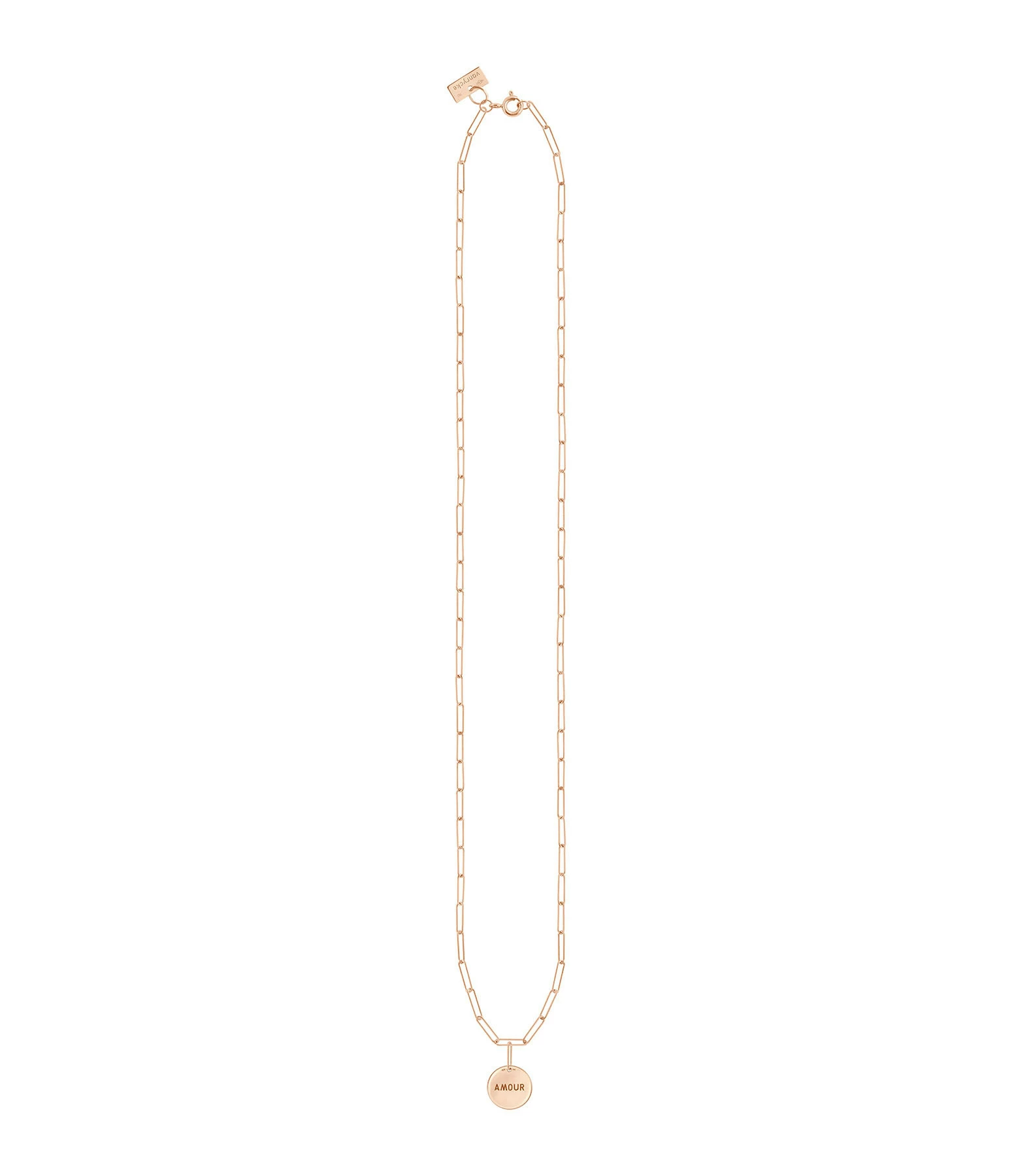 VANRYCKE Collier Shaman Talisman Amour Or Rose – Image 2