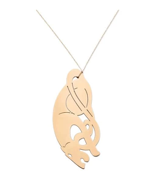 Ginette NY Collier Panther Jumbo Or Rose 3 Ginette NY Collier Panther Jumbo Or Rose