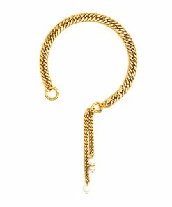 PERRINE TAVERNITI Collier Amelot Doré Perles Nacre