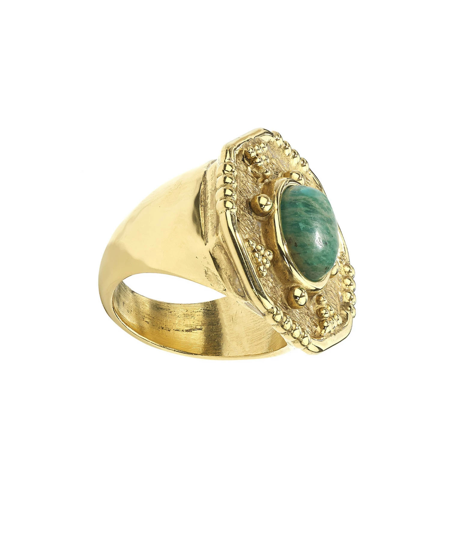 GOOSSENS PARIS Bague Essaouira Amazonite 3 GOOSSENS PARIS Bague Essaouira Amazonite