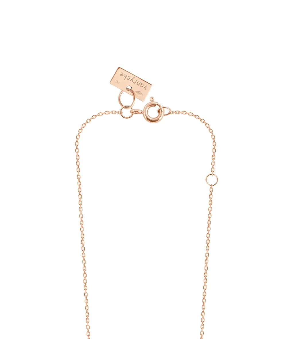 VANRYCKE Collier Angie GM Or Rose – Image 5