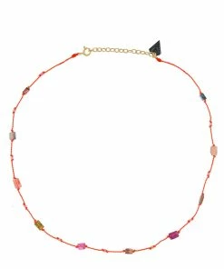 MON PRECIEUX GEM Collier Petits Précieux Tourmaline Orange