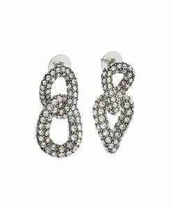 Isabel Marant Boucles D'oreilles Funky Ring Argenté Transparent