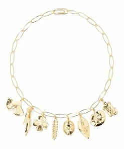 Aurélie Bidermann Collier Grigri Doré