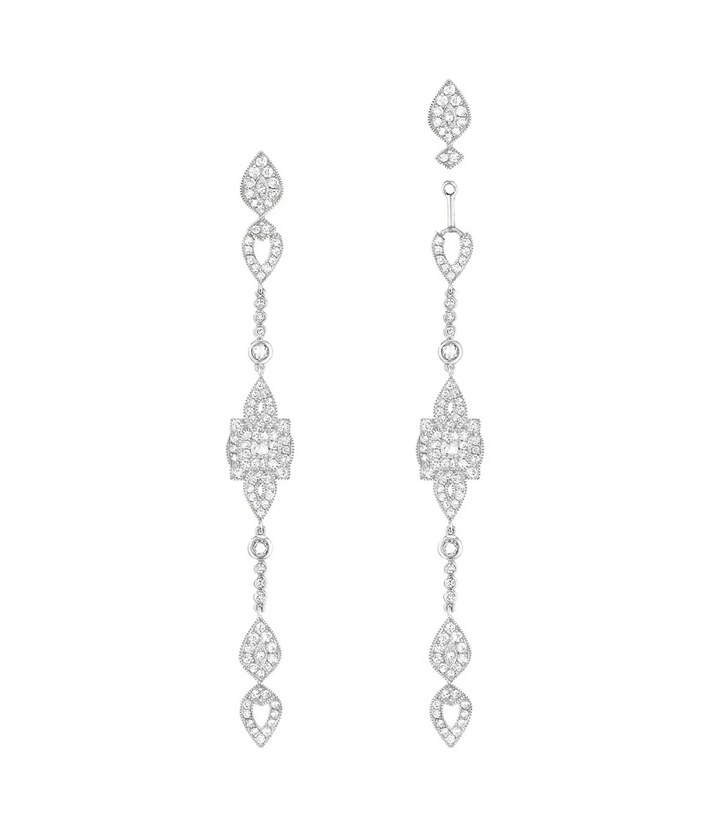 STONE PARIS Boucles D'oreilles Longues Gatsby 3 STONE PARIS Boucles D'oreilles Longues Gatsby