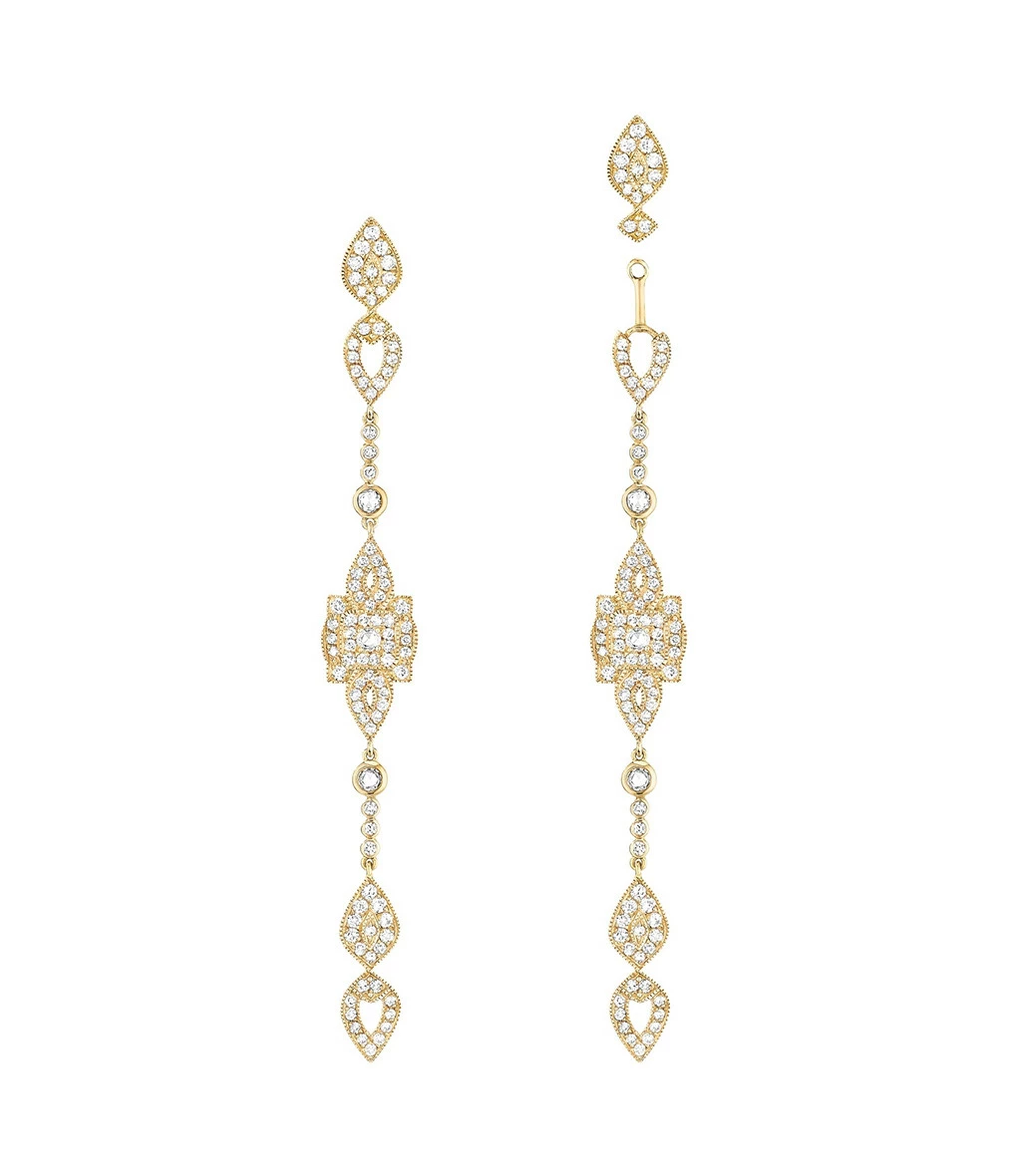STONE PARIS Boucles D'oreilles Longues Gatsby 4 STONE PARIS Boucles D'oreilles Longues Gatsby – Image 2