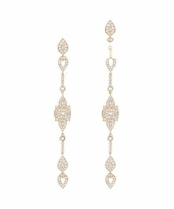 STONE PARIS Boucles D'oreilles Longues Gatsby 9 STONE PARIS Boucles D'oreilles Longues Gatsby -Boutique Gigi Clozeau gatsby boucles d oreilles or rose et diamants