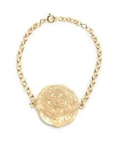 LES FÉLICITÉS Bracelet Grande Médaille Amour