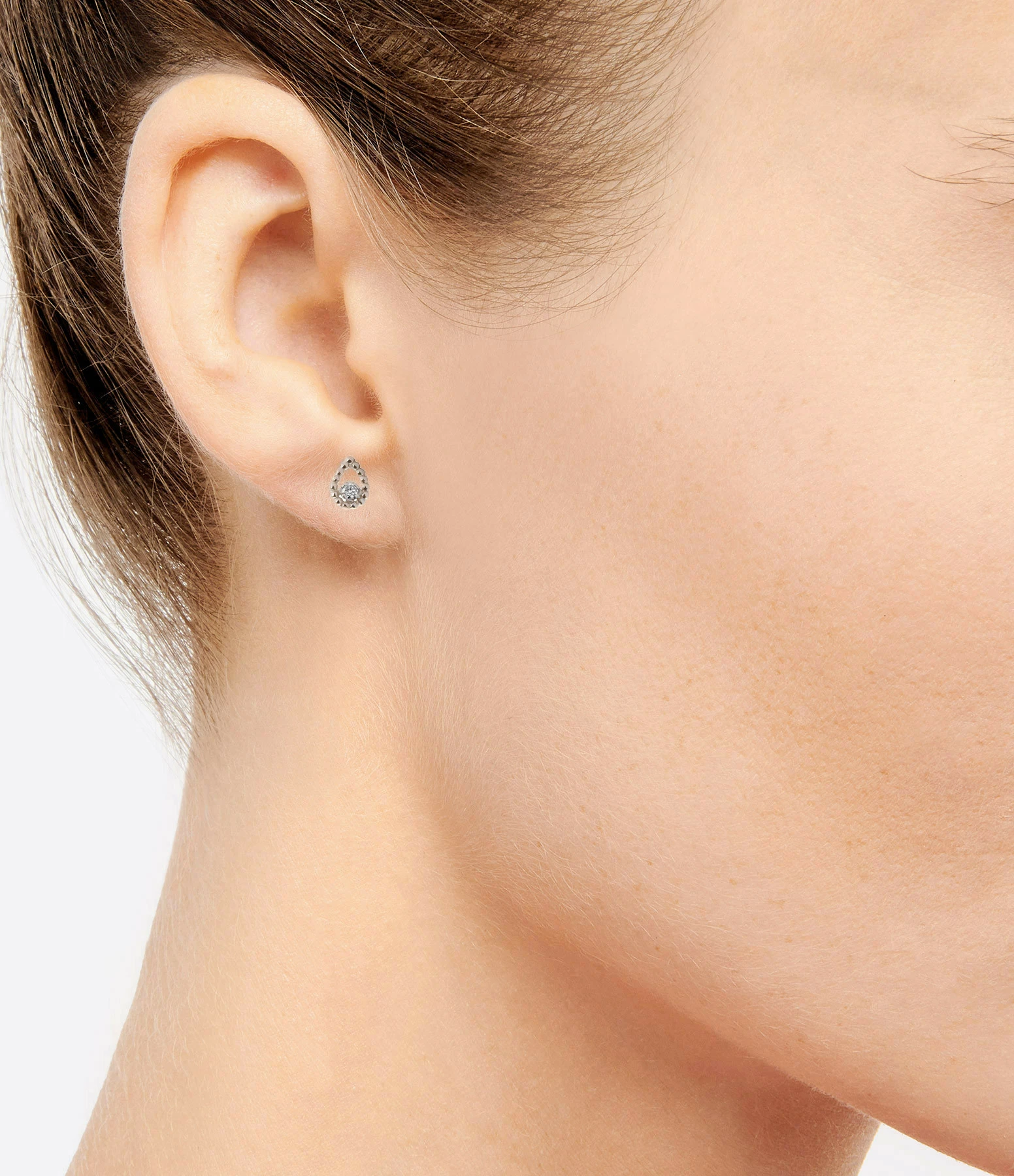 GIGI CLOZEAU Boucles D'oreilles Poire Lucky Diamants 9 GIGI CLOZEAU Boucles D'oreilles Poire Lucky Diamants – Image 7