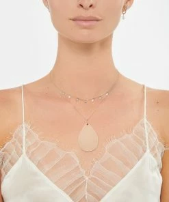 Ginette NY Collier 7 Mini Bliss Diamants Or Rose -Boutique Gigi Clozeau ginbl look20210526 84 1