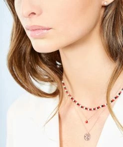 Ginette NY Boucles D'oreilles Maria Or Rose Perle 7 Ginette NY Boucles D'oreilles Maria Or Rose Perle -Boutique Gigi Clozeau ginbo look20181220 238 1