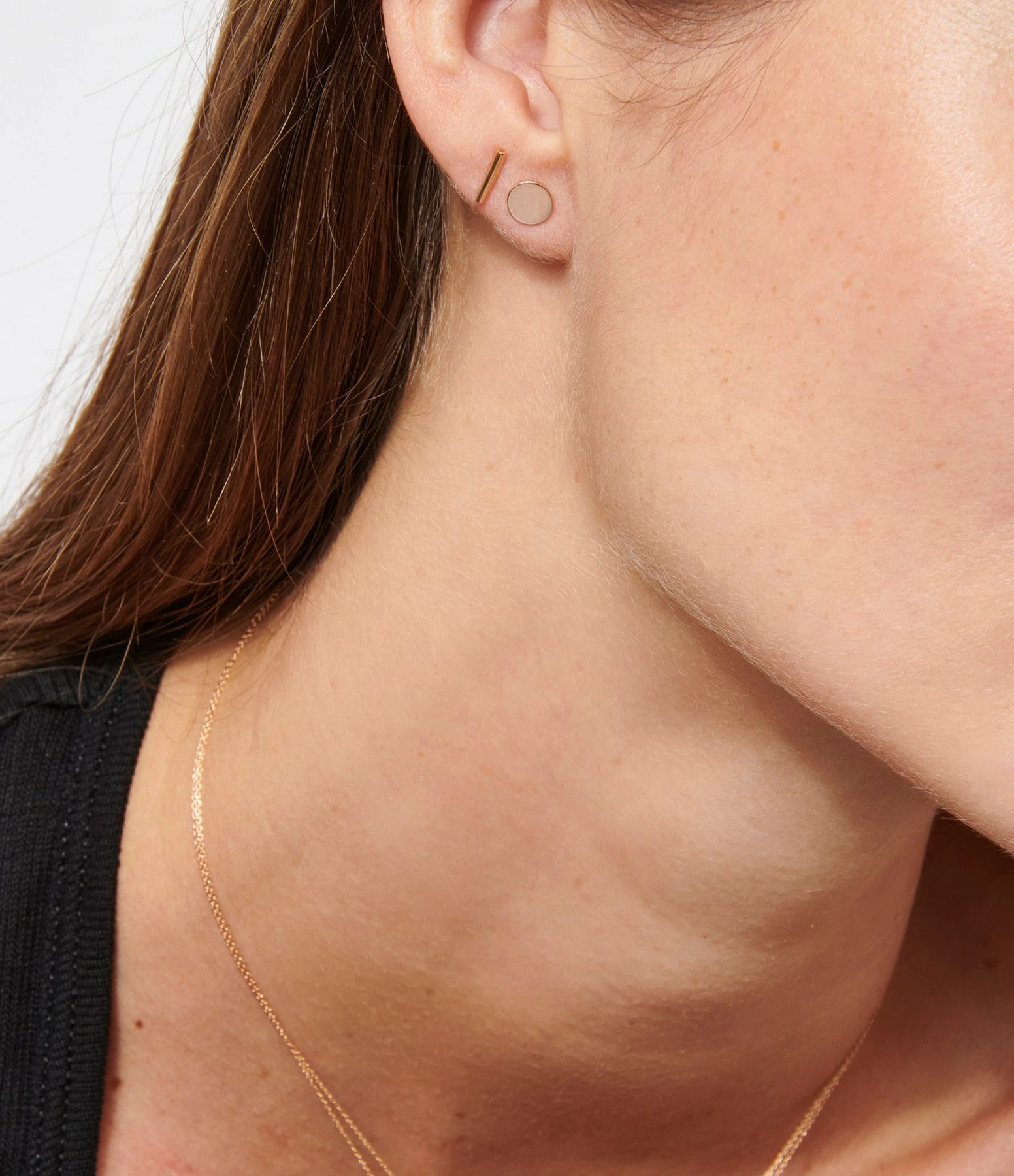 Ginette NY Boucles D'oreilles Mini Ever Or Rose 4 Ginette NY Boucles D'oreilles Mini Ever Or Rose – Image 2