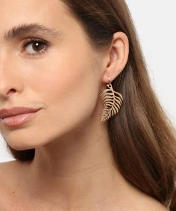 Ginette NY Boucle D'oreille Palms Jumbo Or Rose (vendue à L'unité) 5 Ginette NY Boucle D'oreille Palms Jumbo Or Rose (vendue à L'unité) -Boutique Gigi Clozeau ginbo look20221223 142 1 1