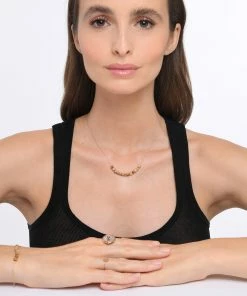 Ginette NY Bracelet Picture 7 Jaspe Or Rose 7 Ginette NY Bracelet Picture 7 Jaspe Or Rose -Boutique Gigi Clozeau ginbp look20221223 116