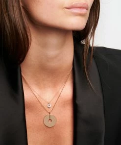 Ginette NY Collier Donut Or Rose -Boutique Gigi Clozeau gindo look20220517 173