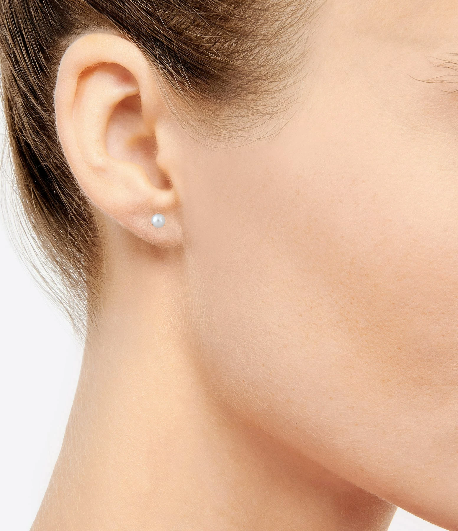 Ginette NY Boucles D'oreilles Maria Or Rose Perle 4 Ginette NY Boucles D'oreilles Maria Or Rose Perle – Image 2