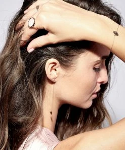 Ginette NY Bague Disc Or Rose Nacre Rose -Boutique Gigi Clozeau ginre look20180427 79