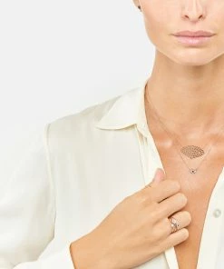 Ginette NY Bague Star Single Diamants Or Rose -Boutique Gigi Clozeau ginrs look20200904 50