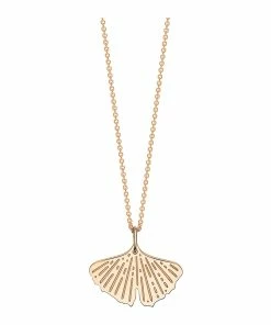 Ginette NY Collier Gingko Mini Or Rose