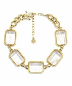 GOOSSENS PARIS Collier Stones Cristal De Roche Naturel