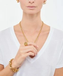 GOOSSENS PARIS Bracelet Spirale Double Chaîne -Boutique Gigi Clozeau gooss look20210916 179