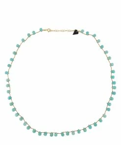 MON PRECIEUX GEM Collier Goutte Amazonite