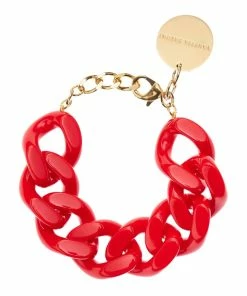 VANESSA BARONI Bracelet Flat Rouge