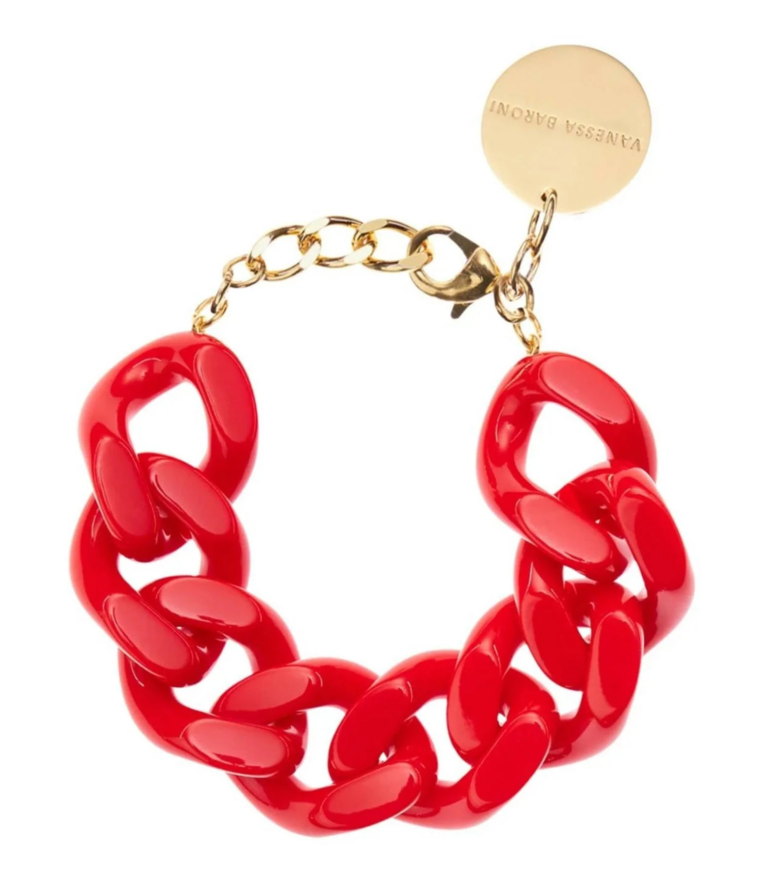 VANESSA BARONI Bracelet Flat Rouge 3 VANESSA BARONI Bracelet Flat Rouge