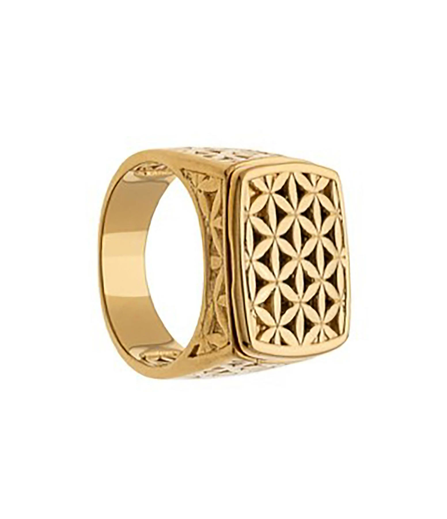 LES FÉLICITÉS Chevalière Harmonie 7 Pierres De Protection