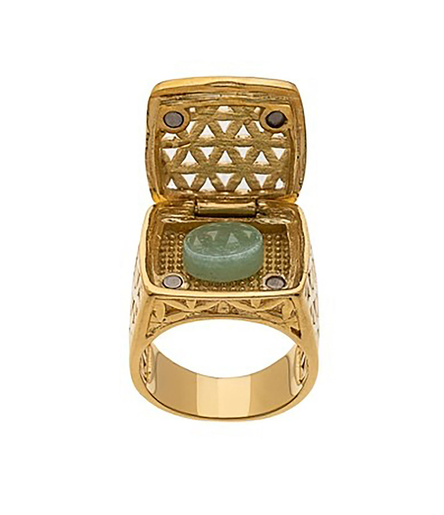 LES FÉLICITÉS Chevalière Harmonie 7 Pierres De Protection – Image 2