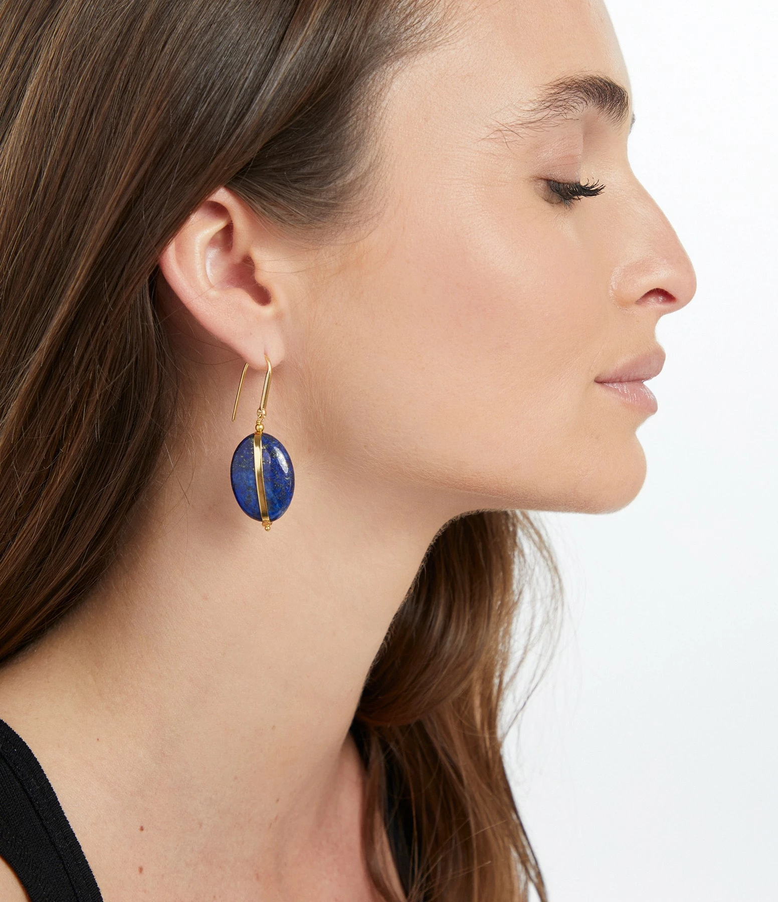 Isabel Marant Boucles D'oreilles Stones Navy 4 Isabel Marant Boucles D'oreilles Stones Navy – Image 2