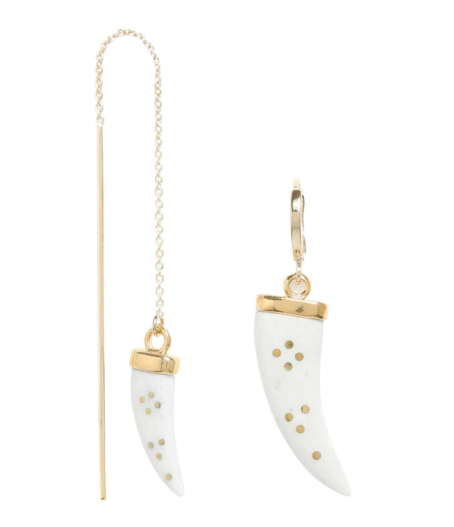 Isabel Marant Boucles D'oreilles Aimable Corne Écru 3 Isabel Marant Boucles D'oreilles Aimable Corne Écru