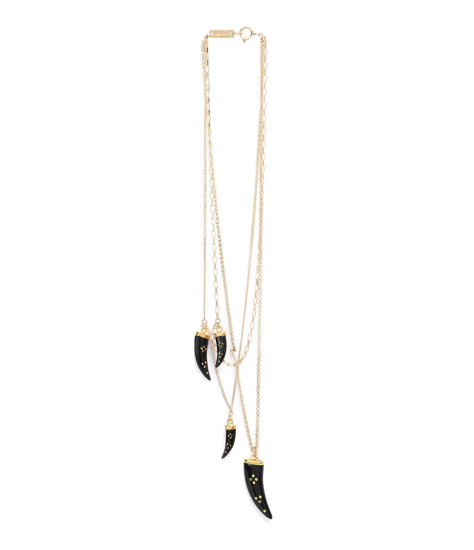 Isabel Marant Collier Aimable 4 Cornes Buffle Noir 4 Isabel Marant Collier Aimable 4 Cornes Buffle Noir – Image 2