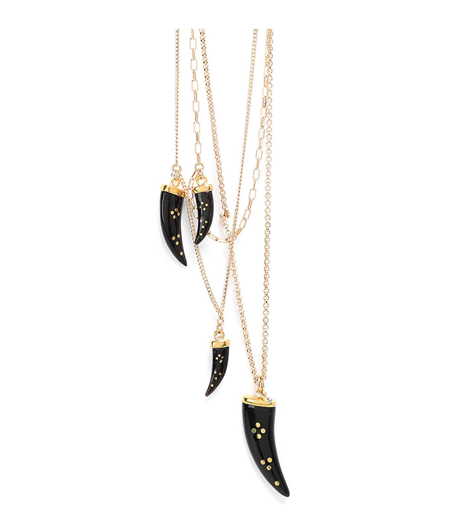 Isabel Marant Collier Aimable 4 Cornes Buffle Noir 3 Isabel Marant Collier Aimable 4 Cornes Buffle Noir