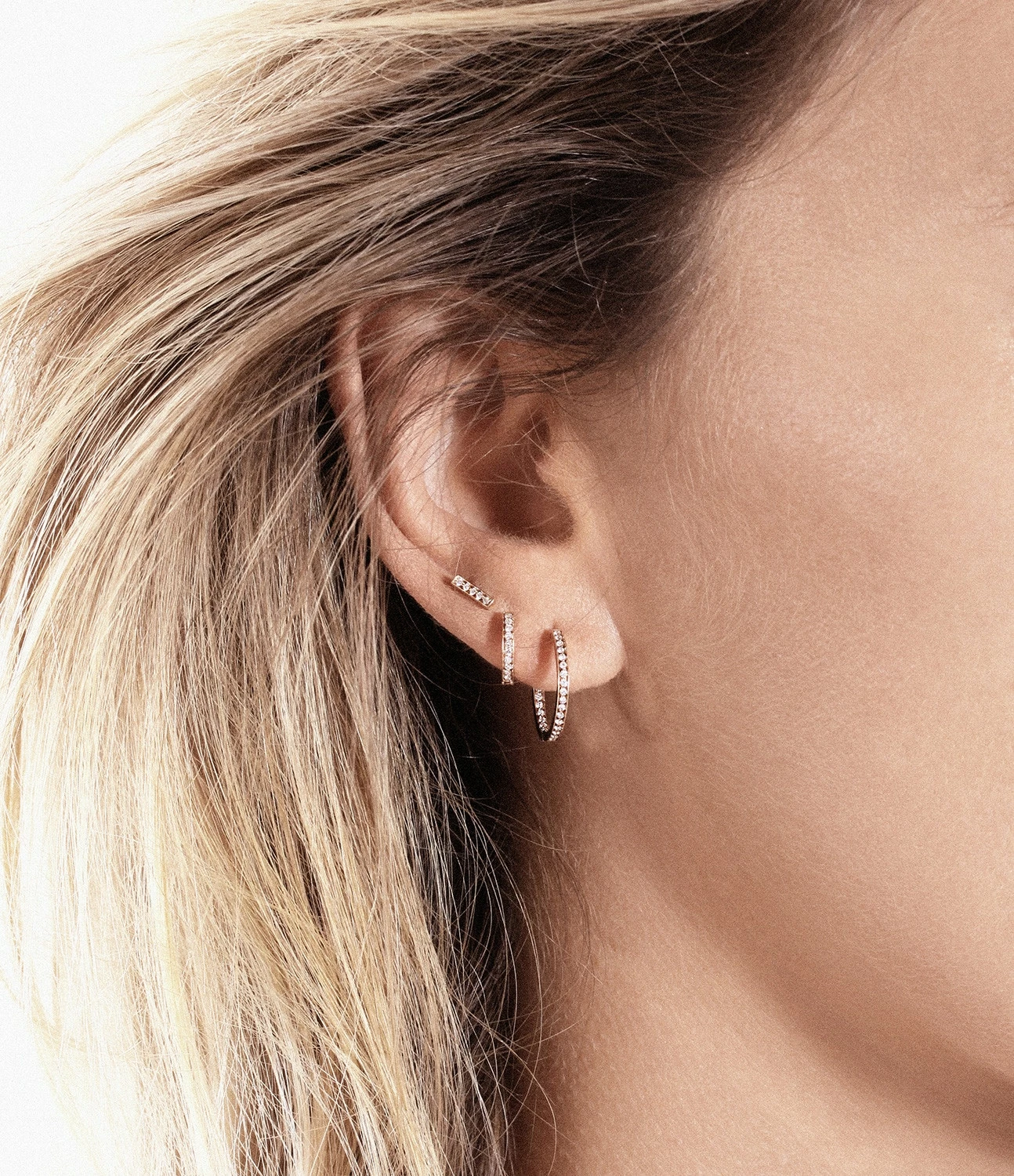VANRYCKE Boucle D'oreille Medellin PM Diamants Or Rose (vendue à L'unité) 7 VANRYCKE Boucle D'oreille Medellin PM Diamants Or Rose (vendue à L'unité) – Image 5