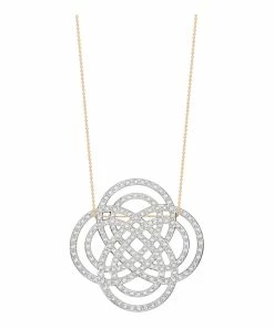 Ginette NY Collier Purity Or Rose Diamants