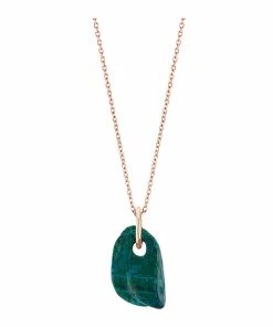 Ginette NY Collier Jala MM Chrysocolle Or Rose