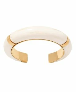 Aurélie Bidermann Jonc Caftan Moon Ivoire