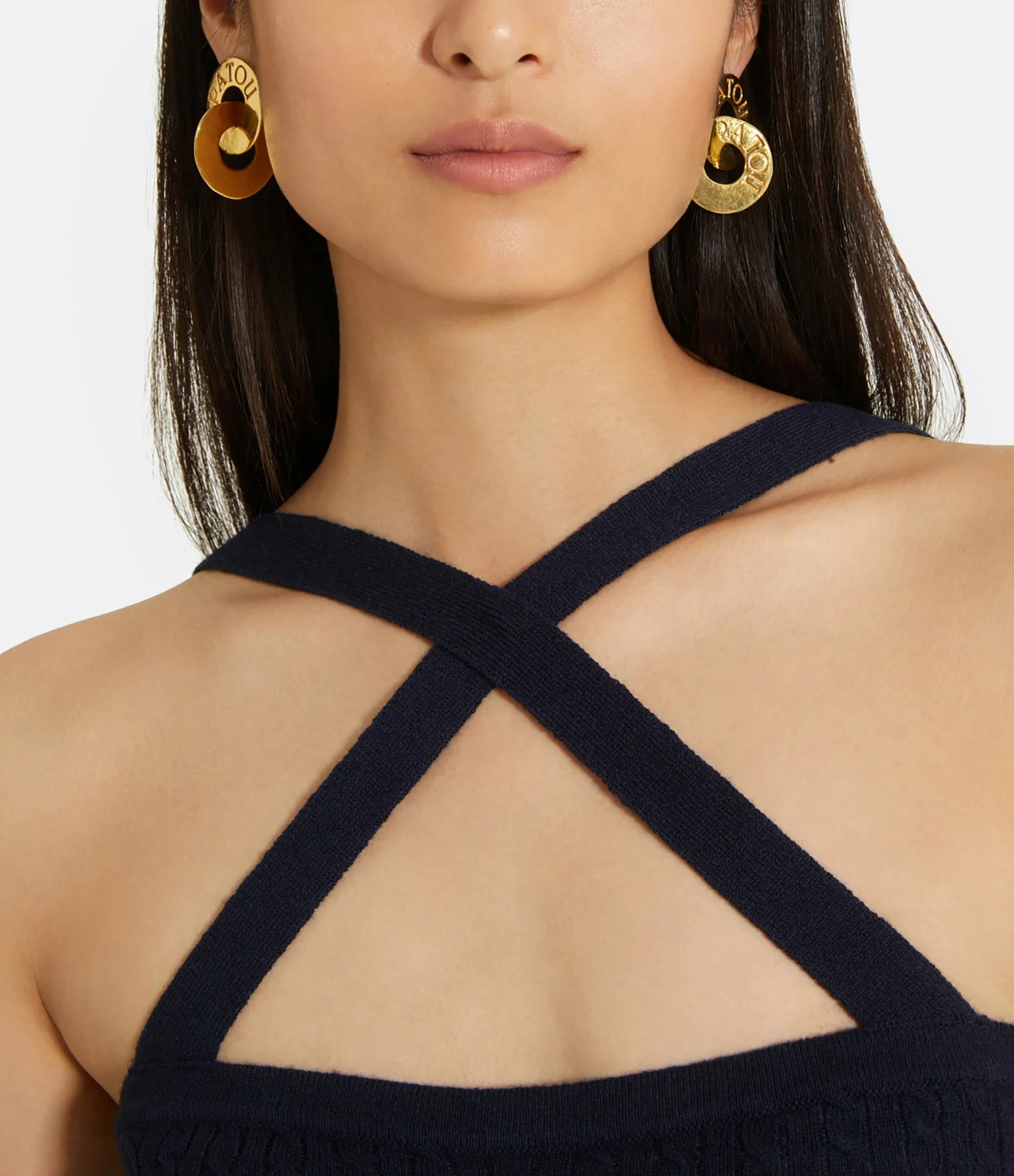 PATOU Boucles D'oreilles Pièce Antique Doré 4 PATOU Boucles D'oreilles Pièce Antique Doré – Image 2