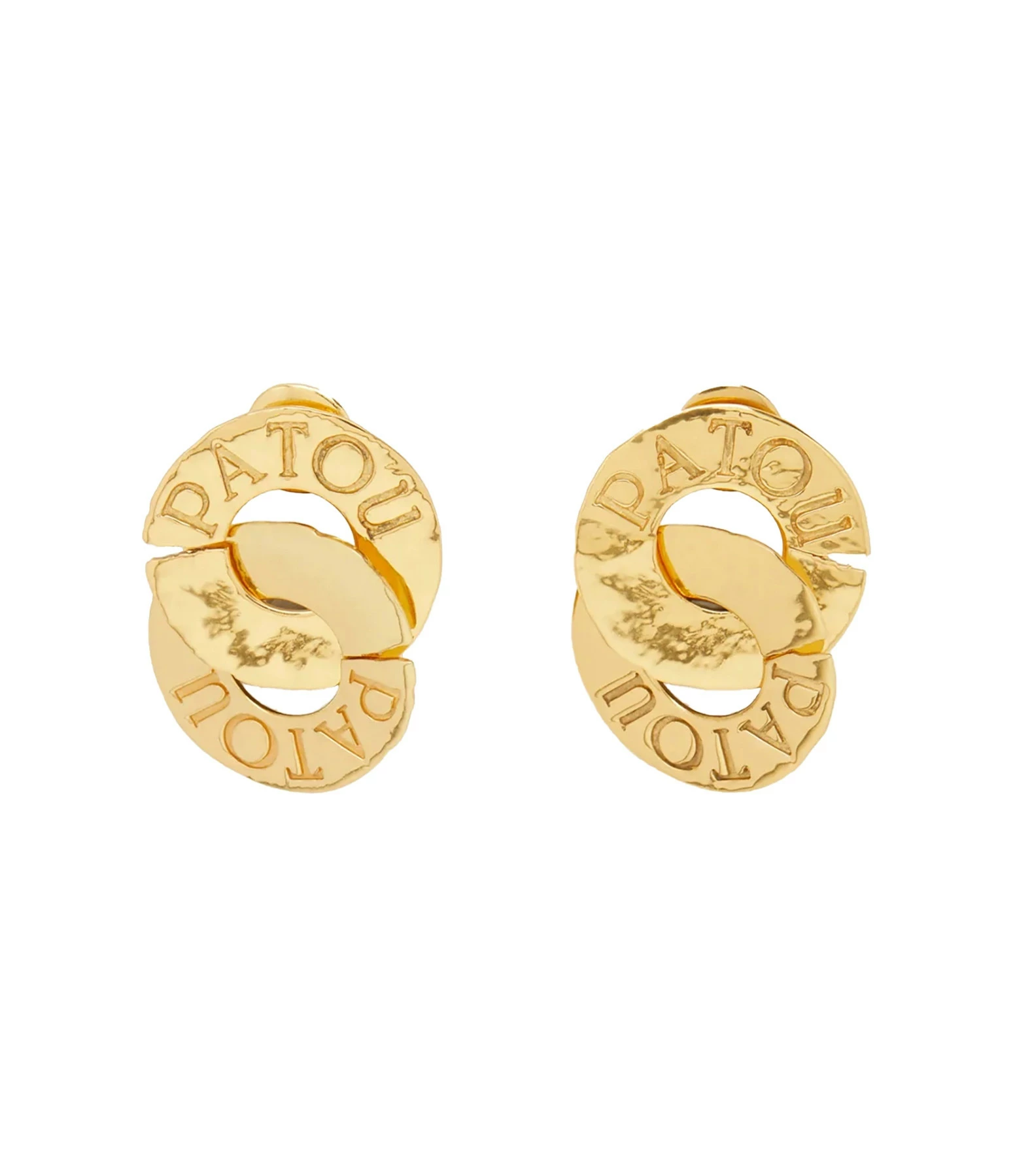 PATOU Boucles D'oreilles Pièce Antique Doré 3 PATOU Boucles D'oreilles Pièce Antique Doré