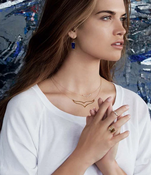 Ginette NY Collier Wise Mini Or Rose – Image 2