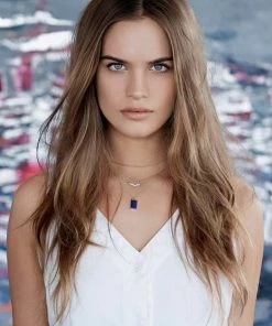 Ginette NY Collier Wise Mini Or Rose Diamants 8 Ginette NY Collier Wise Mini Or Rose Diamants -Boutique Gigi Clozeau lb4 1