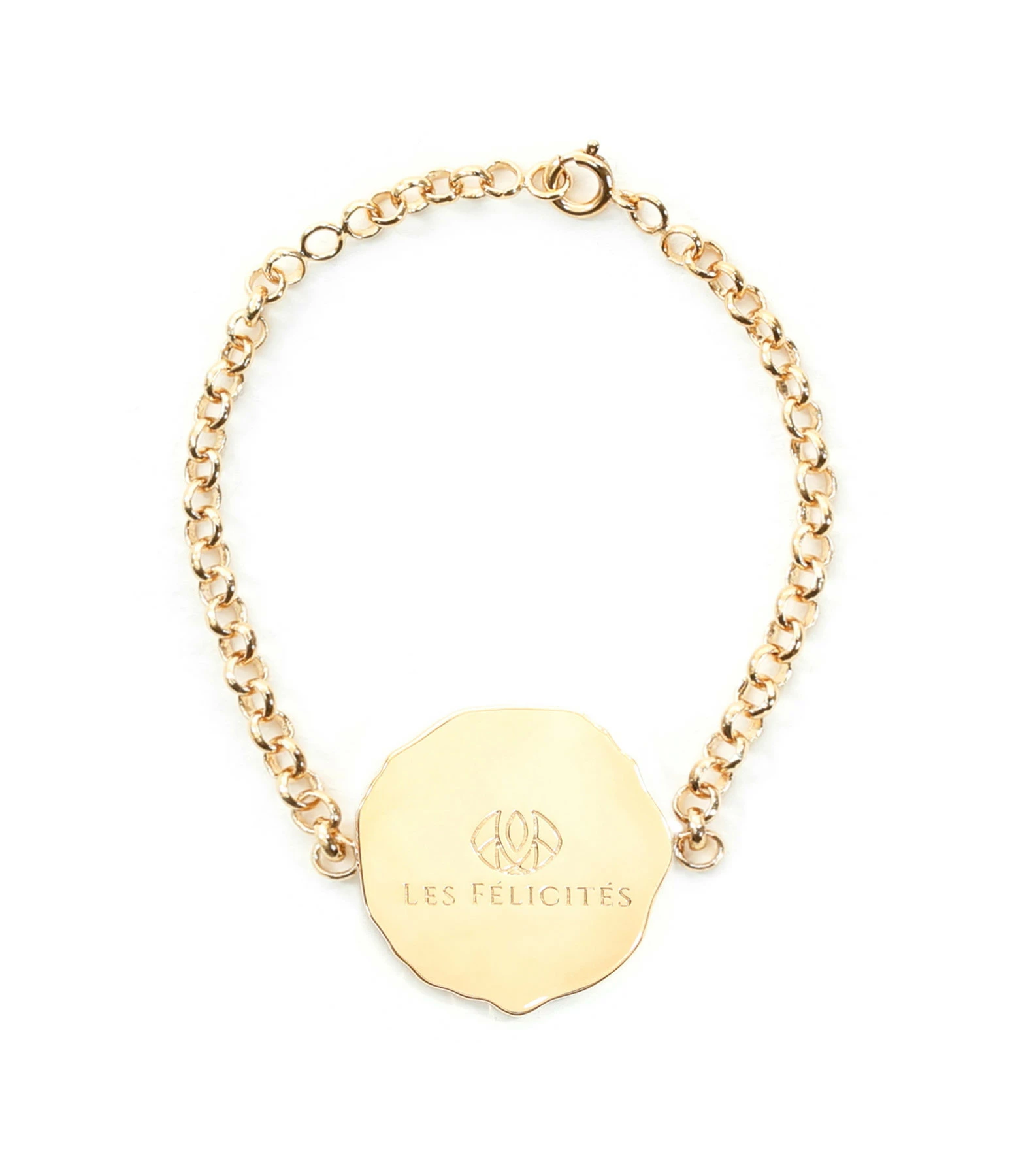LES FÉLICITÉS Bracelet Grande Médaille Amour 4 LES FÉLICITÉS Bracelet Grande Médaille Amour – Image 2