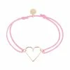 ATELIER PAULIN Bracelet Cœur Cordon Rose Gold Filled, AIDES 2 ATELIER PAULIN Bracelet Cœur Cordon Rose Gold Filled, AIDES -Boutique Gigi Clozeau lien coeur