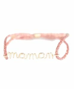 ATELIER PAULIN Bracelet Cordon Lurex Maman Gold Filled
