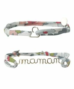 ATELIER PAULIN Bracelets Duo Maman Cœur Gold Filled Céladon
