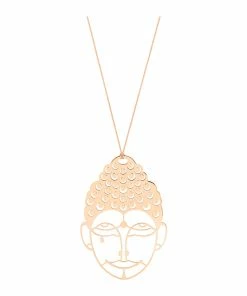Ginette NY Collier Buddha Jumbo Or Rose